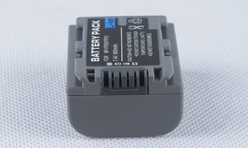 Для sony NP-FP50 NP-FP70 NP-FP71 NP-FP90 ACC-TCP5 VQP1 BC-V500 DCR-HC16 HDR-HC3 брэндовая Новинка деталь для замены Камера Батарея 850 мА-ч