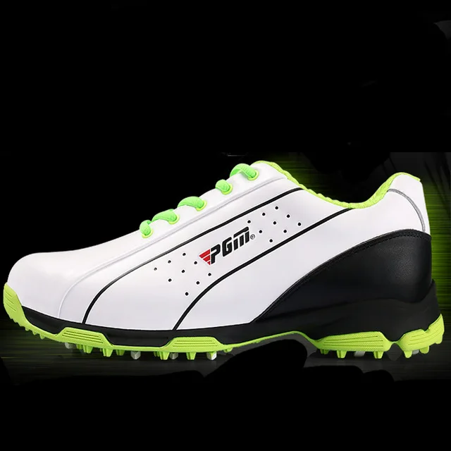 PGM натуральная кожа мужские водонепроницаемые Шипы Гольф спортивная обувь Pro Tour устойчивый Шипы Кроссовки устойчивый и водонепроницаемый XZ060