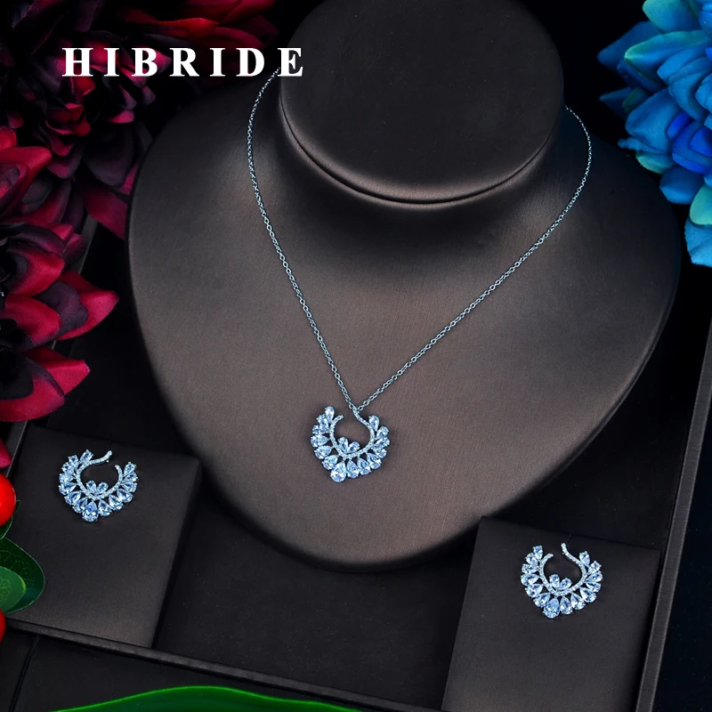 Новое поступление набор ювелирных изделий HIBRIDE с цветочным дизайном
