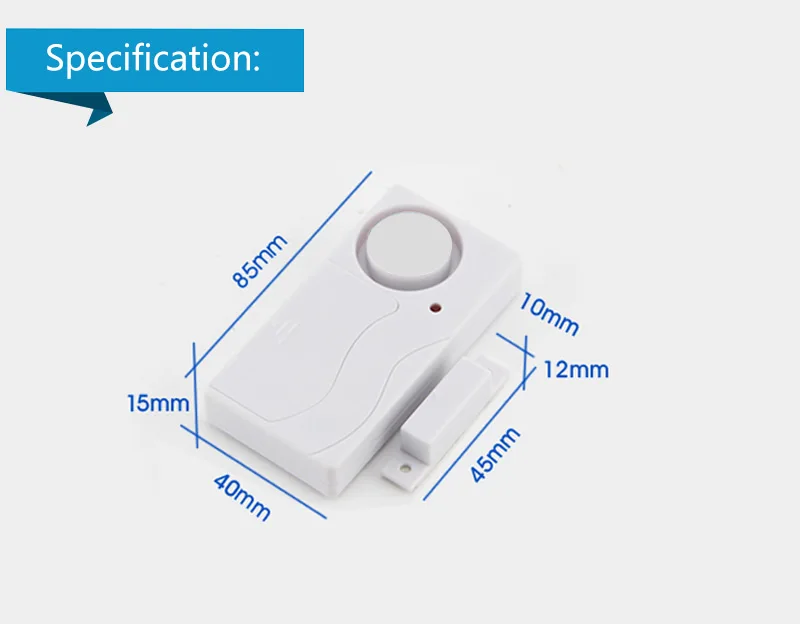 Kit de protección para el hogar con sistema de alarma de seguridad antirrobo