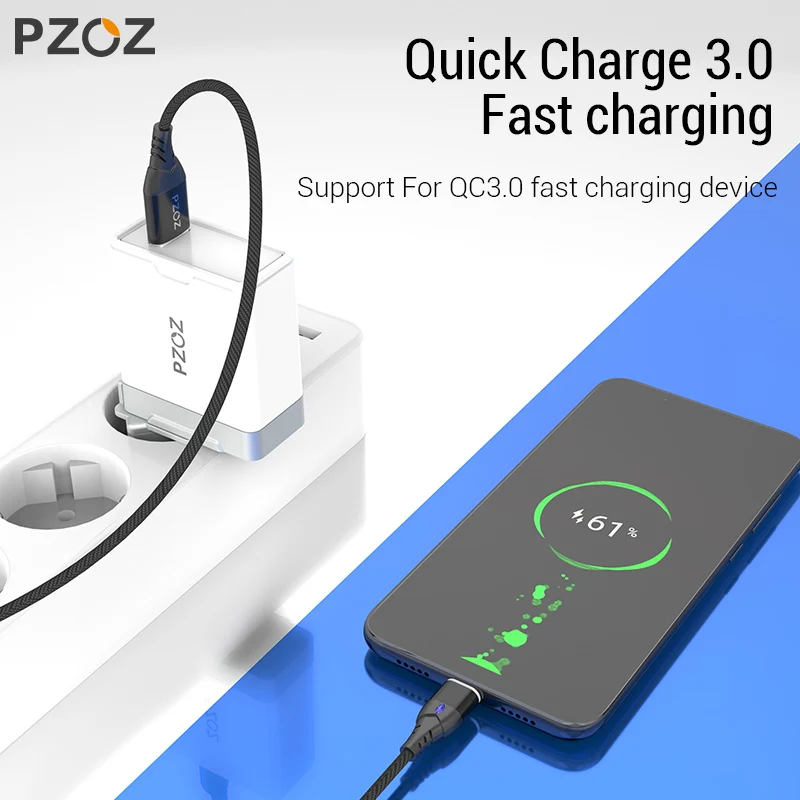 Pzoz 5A супер зарядное устройство с европейской вилкой адаптер для huawei p20 p10 mate 20 pro 10 lite honor Быстрая зарядка USB зарядное устройство 5 В/4.5A supercharge