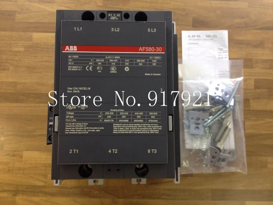 

[ZOB] original AF580-30-11 A series contactor AC/DC100-250V Sweden original authentic production