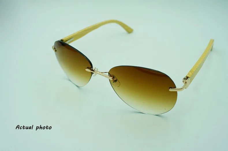 D & T Новые оригинальные Роскошные бамбуковые солнцезащитные очки Для мужчин Для женщин классический деревянный солнцезащитные очки
