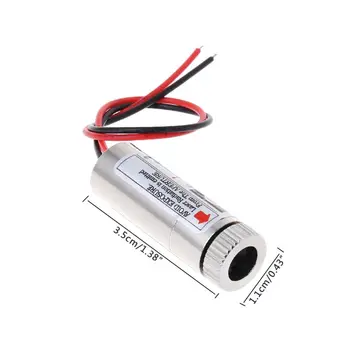 

Hot 650nm 5mW Red Point Laser Module Head Glass Lens Focusable Industrial Class