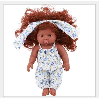 

Black Realistic Silicone Reborn Dolls for girls Soft doll new baby doll Christmas Birthday Lifelike Baby reborn doll