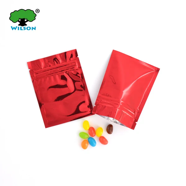 7.5x 10 см(3 ''x 4'') для 1-3g подарочные пакеты с застежкой-молнией, защищенные от утечки, герметичные пластиковые пакеты с застежкой-молнией - Цвет: Red