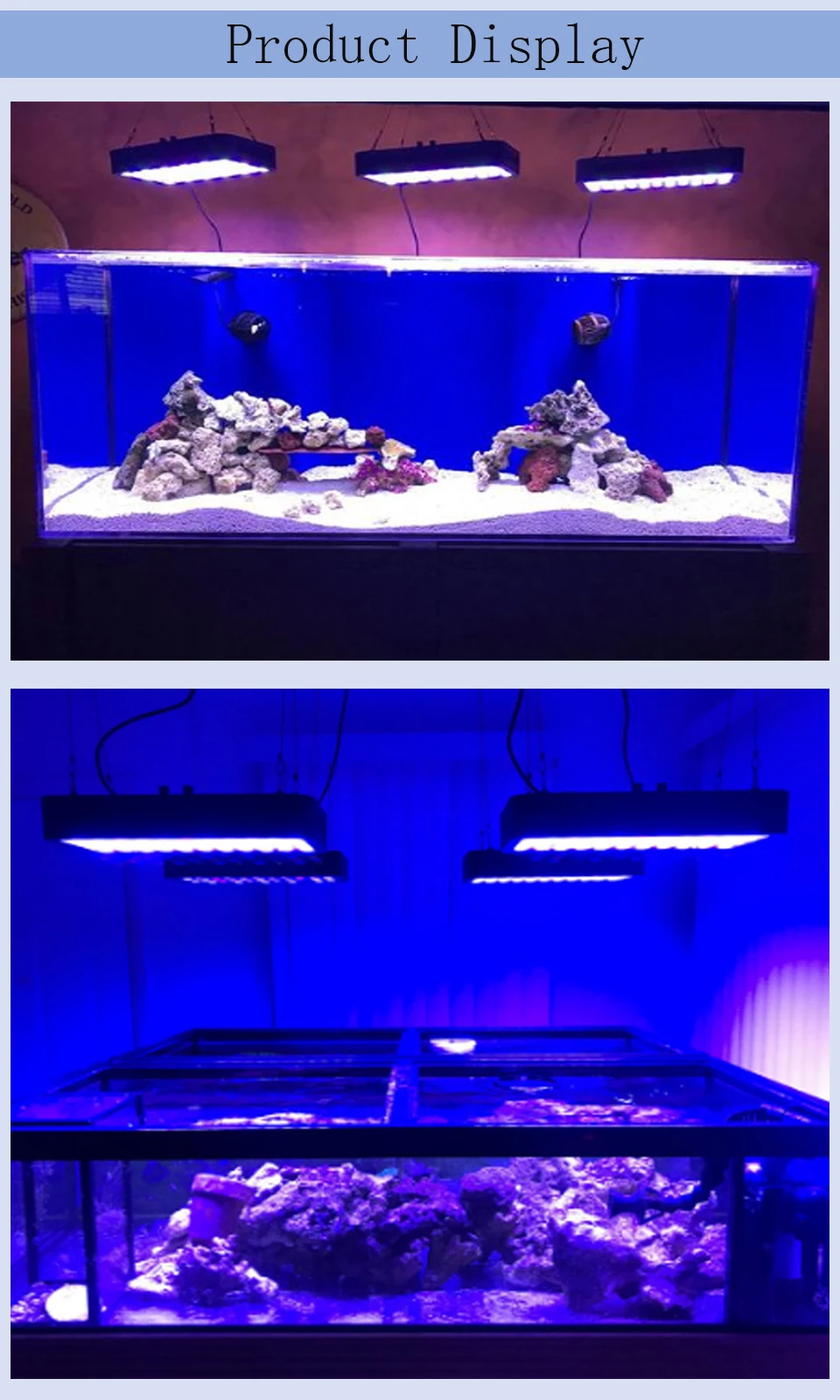 Диммируемый светодиодный светильник для аквариума коралловых рифов 180 Вт Светодиодный светильник для аквариума морской светильник LPS SPS для коралловых рифов