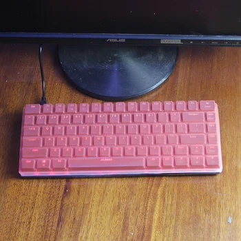 

High Quality mechanical keyboard cover For Ajazz geek AK33 RGB 82 keys alloy version Dustproof silicone Keyboard cover