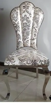 Stainless steel hotel table chair simple modern high-grade flannelette Europe type high back seat negotiating replacement . Stainless steel hotel table chair simple modern high-grade flannelette Europe type high back seat negotiating replacement .