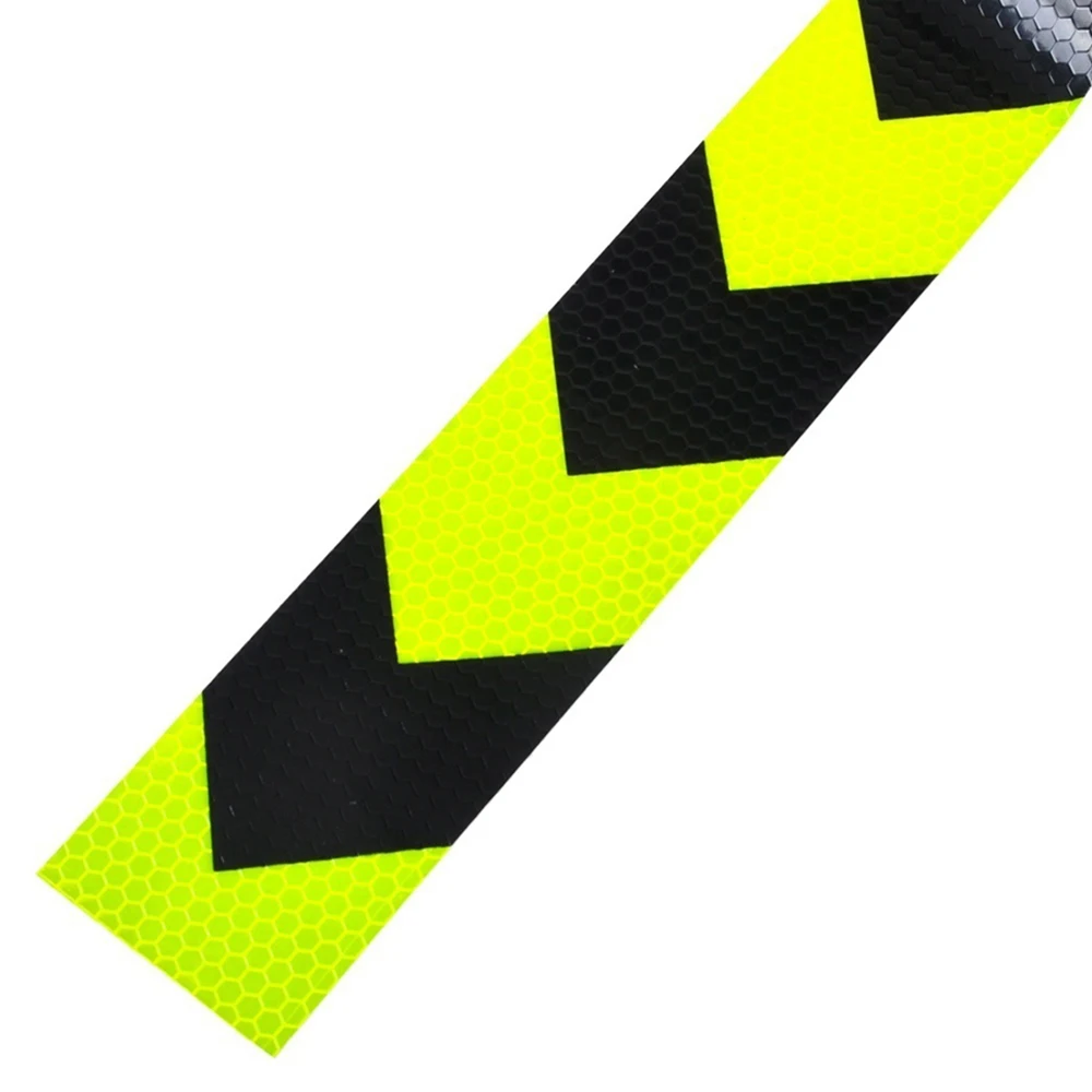 Arrow Reflective Tape Safety Caution Warning Reflective Adhesive Tape Sticker For Truck Motorcycle Bicycle Car Styling 5cm*300cm - Цвет: C