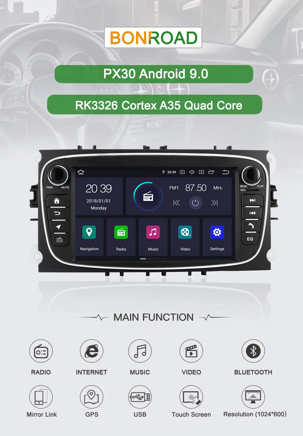 Discount Bonroad Android Car multimedia player stereo receiver For FORD/Mondeo/S-MAX/C-MAX/Galaxy/FOCUS Car Video Player GPS Navigation 0 Discount Bonroad Android Car multimedia player stereo receiver For FORD/Mondeo/S-MAX/C-MAX/Galaxy/FOCUS Car Video Player GPS Navigation 0