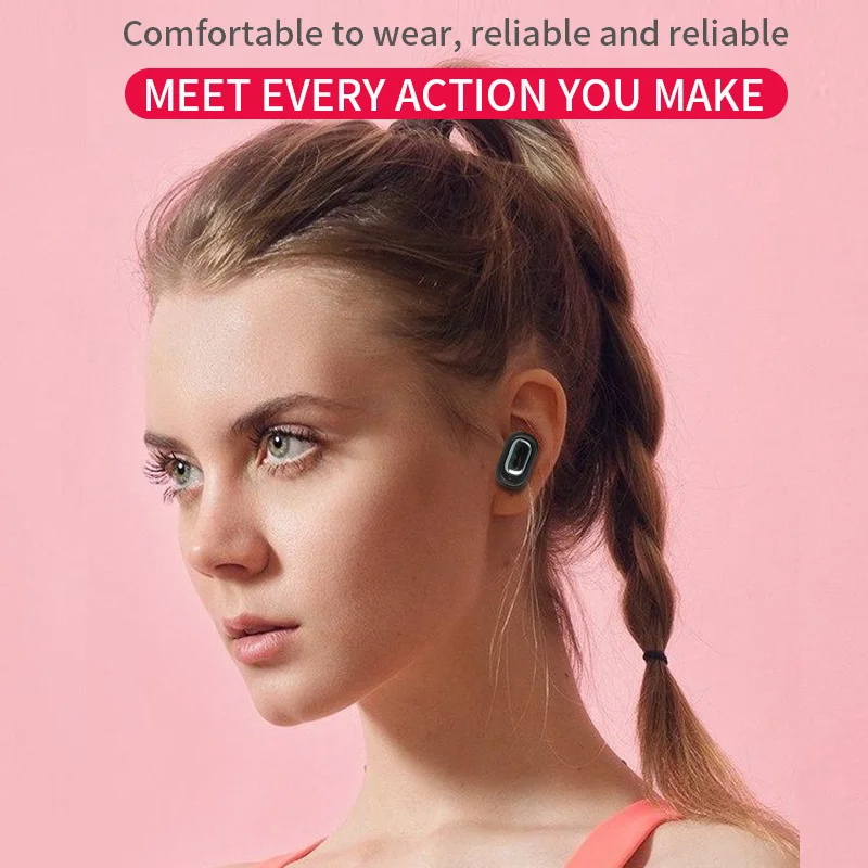 TWS L1 QS1 Dual V5.0 беспроводные наушники Bluetooth 3D стерео звук с двойным микрофоном и