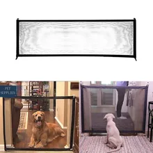 Ворота для собак, складные сетчатые ворота для домашних животных, безопасная защита и установка, защитный кожух для домашних собак, ограждения для собак, Прямая поставка