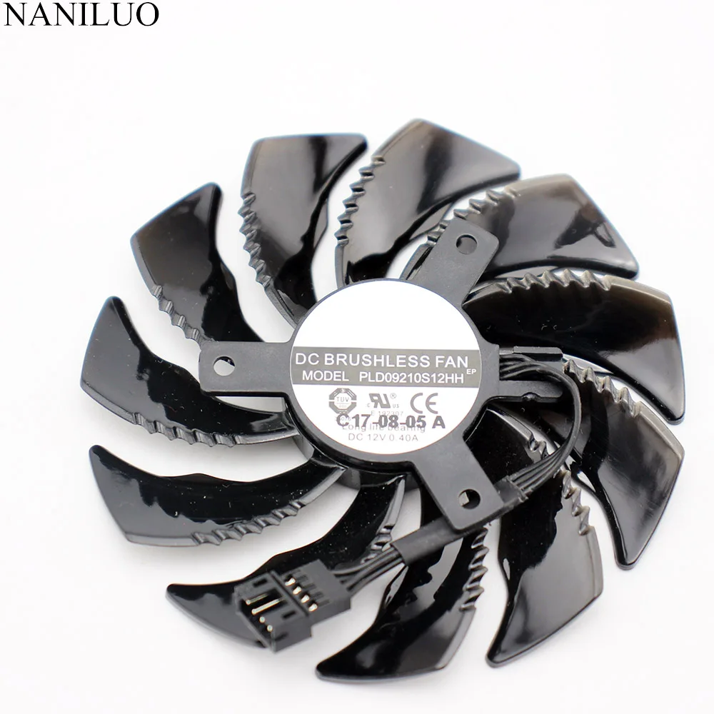 PLD09210S12HH 88MM Cooler Fan Replace For Gigabyte Geforce GTX 1050 1050TI 1060 1070 1070TI G1 Radeon RX 570 580 470 Gaming MI