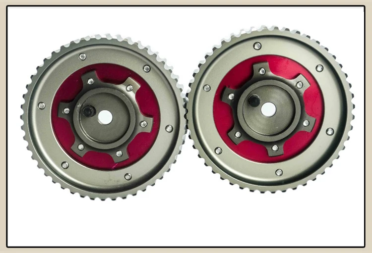 LZONE-регулируемый зубчатый кулачок шестерни s шкив для BMW E21 E28 E30 E34 E36 318i(2 шт) красный JR6537R