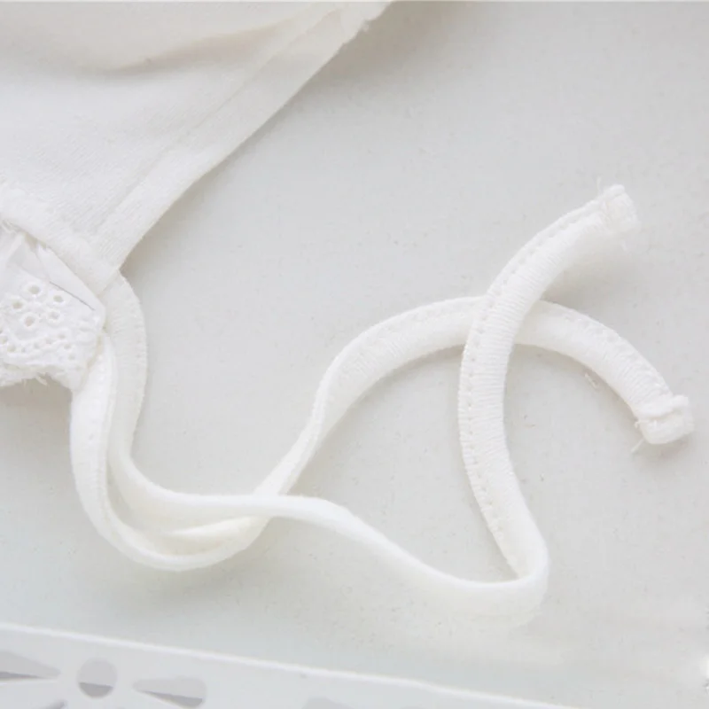 Lace Newborn Baby Hat Cotton Sweet Princess Hat Spring Autumn Cute Newborn Girls Beanie Lace Up Tire Hat Baby Girls Clothing (10)