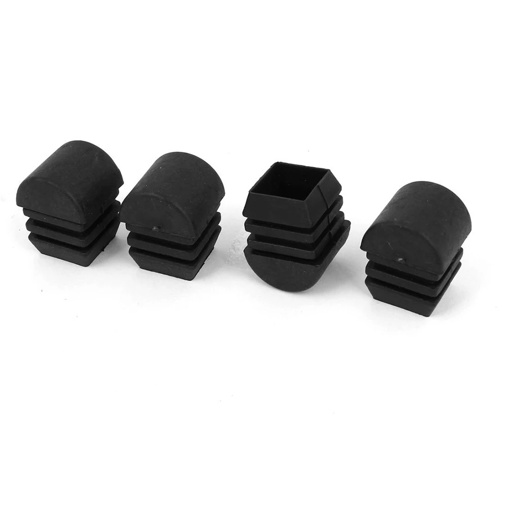 

AIMA 4Pcs Square Anti-Dust Dome Insert Black 20mmx20mm for Box Section Tube