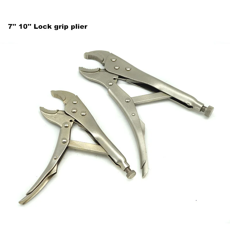 

7/10 inch round mouth pliers multifunction Forceps Vise Grip Locking Welding Quick Pliers Wood Tenon Locator hand tool Hardware