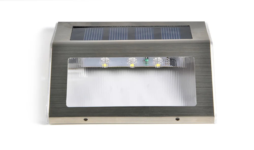 Movido a Energia Luzes da Escada ao ar Iluminação para Caminhos de Passos Solares à Prova Peças Luzes Passo Solar Levou Livre Pátio Deck d' Água 10 12 Cheap Lâmpadas solares