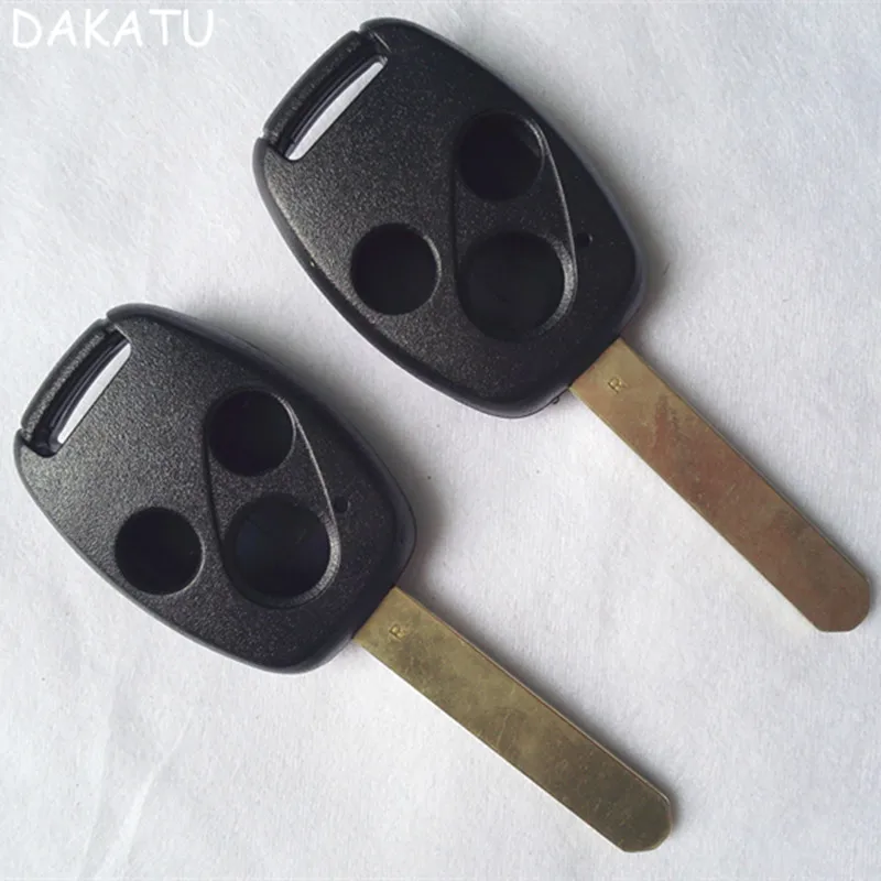 

DAKATU 3 Button Car Remote Key Shell Fob For HONDA Accord Civic CRV Pilot Fit Replacement Remote shell
