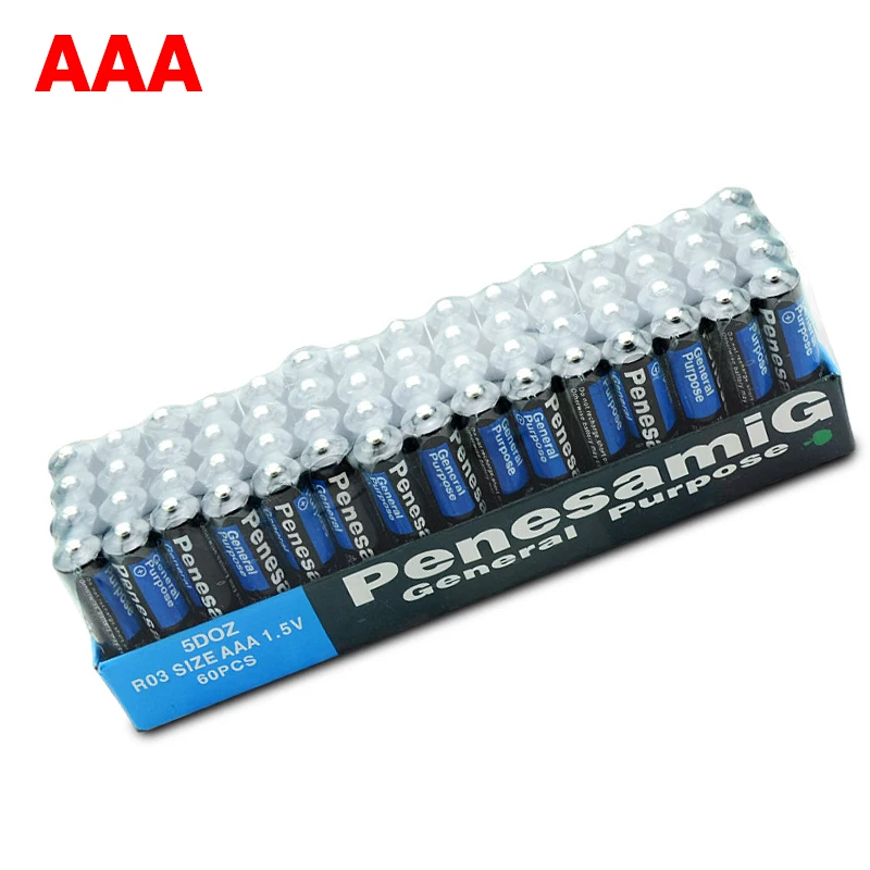 8 ~ 60 шт 1 5 V AAA батарея 3a Щелочная цинковая углеродная LR03 SUM4 и v aa 2a сухая