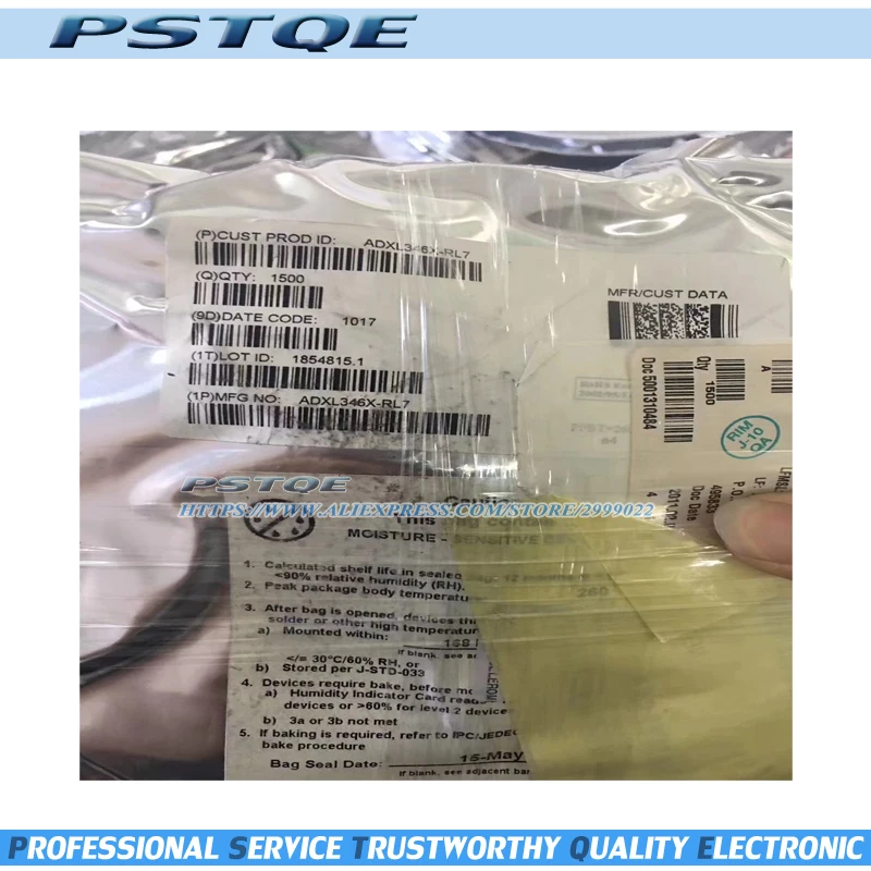Non-counterfeit.New оригинальный 10 шт. QFN-16 ADXL346X-RL7 ADXL346X QFN16 IC в наличии | Электронные