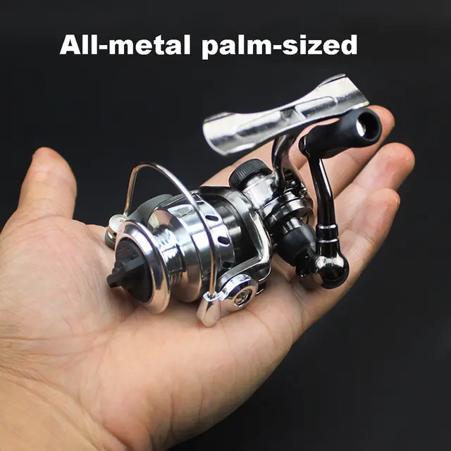 Cheap Mini Full Metal Spinning Wheel Fishing Reel Pre-Loading Spinning Wheel Zinc Alloy Compact Fishing Gear Rocker Left/Right Cheap Mini Full Metal Spinning Wheel Fishing Reel Pre-Loading Spinning Wheel Zinc Alloy Compact Fishing Gear Rocker Left/Right