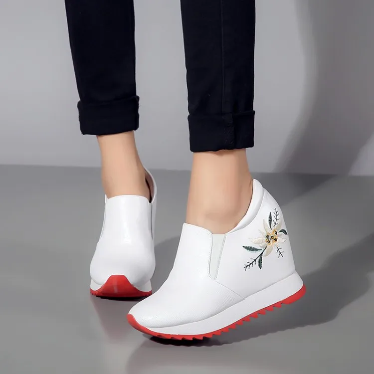 Stiefeletten {zorssar} Freizeitschuhe H Frauen Absatz zunehmende hohem mit Plattform he tdQhsCr
