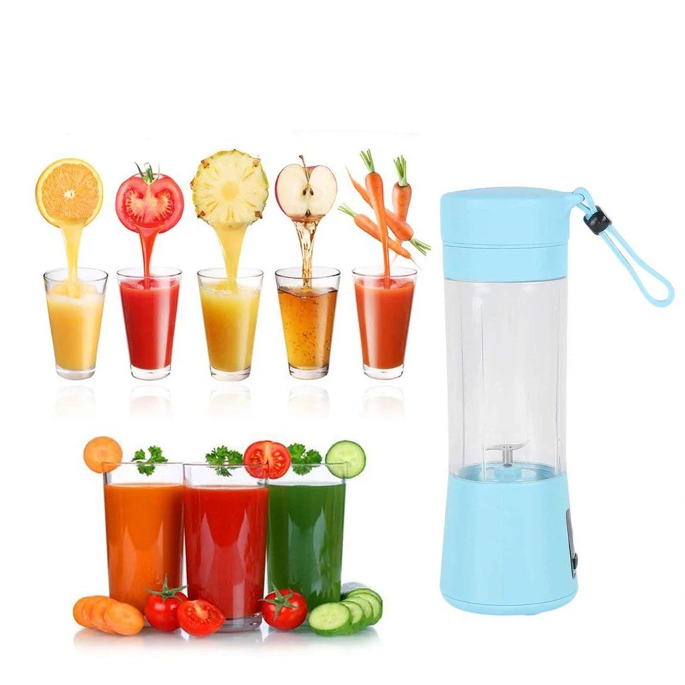 

Portable Smoothie Blender Usb Electric Juicer Cup Kitchen Blender Multifunctional Mini Hand Mixer Personal Fruit Shake Blender