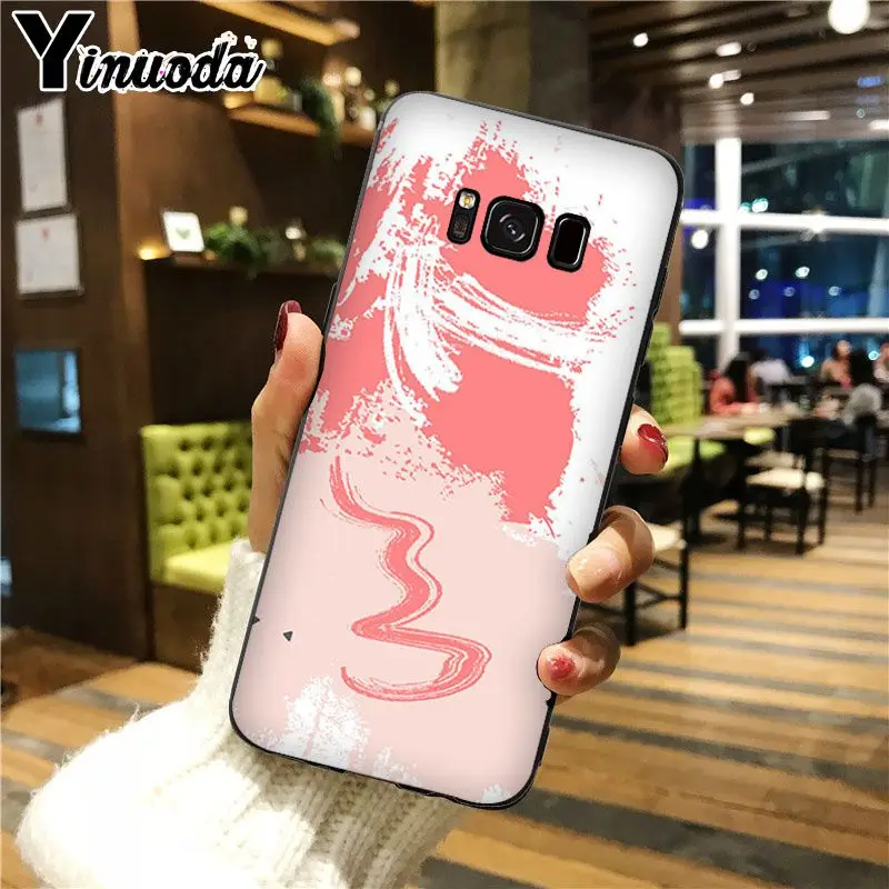 Navy pink design paint