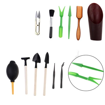 

Mini set outdoor bonsai tools handmade plant planting flower Spade/shovel garden hand tools three-piece sale