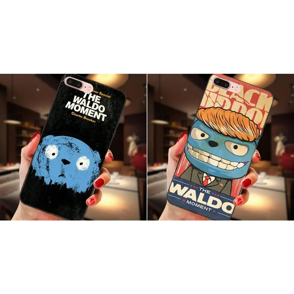 Черное зеркало в Waldo настоящий момент милый чехол для телефона Xiaomi Redmi Note 2 3 4 4A 4X5 5A