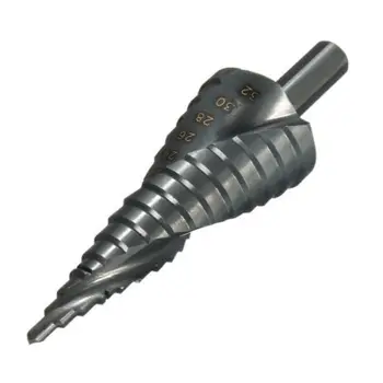

4-32mm Spiral Grooved Step Drill Bit Nitrogen Coated Step Drill