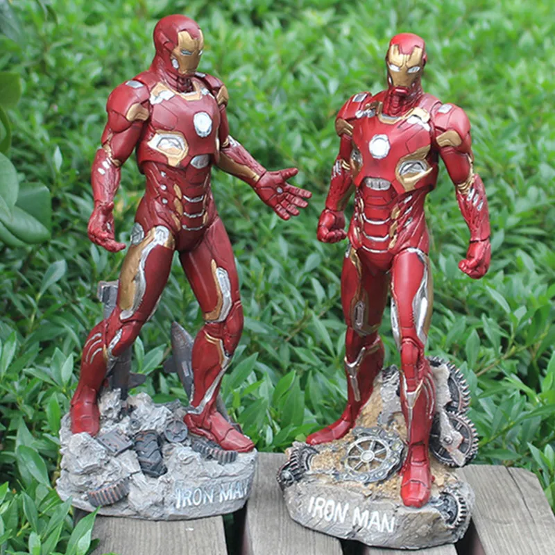 

31cm Avengers Superhero Iron man Action Figure Toy Model Collection Creative Brinquedos Figurals Decoration Ornament Gift L447