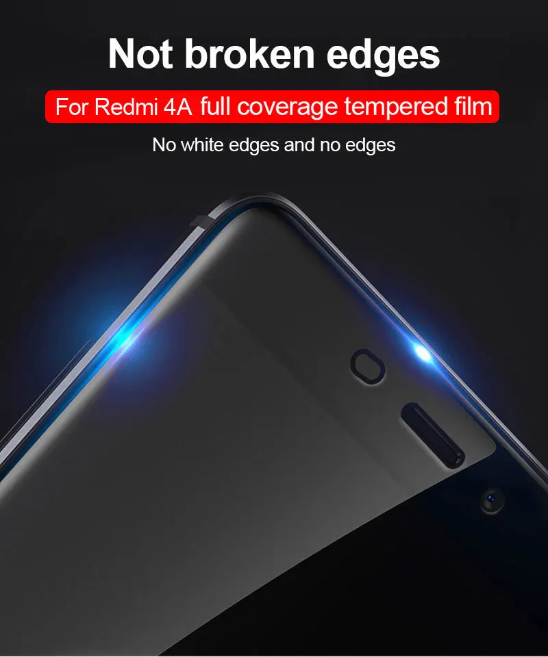 TOMKAS For Xiaomi Redmi 4 32G Glass Screen Protector Scratch Proof Full Cover For Xiomi Redmi 4 16G 4X 4A 5A Tempered glass