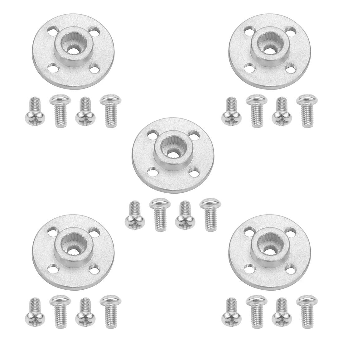 5 шт./20 шт. металлический сервопривод 25 т круглый тип диск Matal рога для MG995 MG996R Rc сервоприводы Futaba ACE робот аксессуары