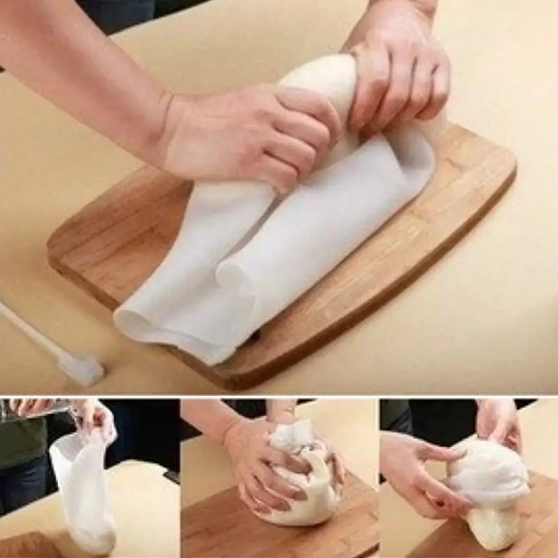 

DIY Edible Silicone Food Kneading and Processing Preservation Bag Kneading dough bag Cooking Pastry Tools Not Sticky Hand