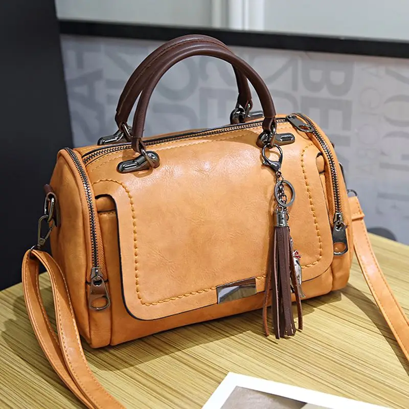 النساء حقائب مهرج الترفيه أعلى-حقائب بيد كبيرة قدرة الكتف رسول crossbody أكياس عالية الجودة شرابة السيدات اليد