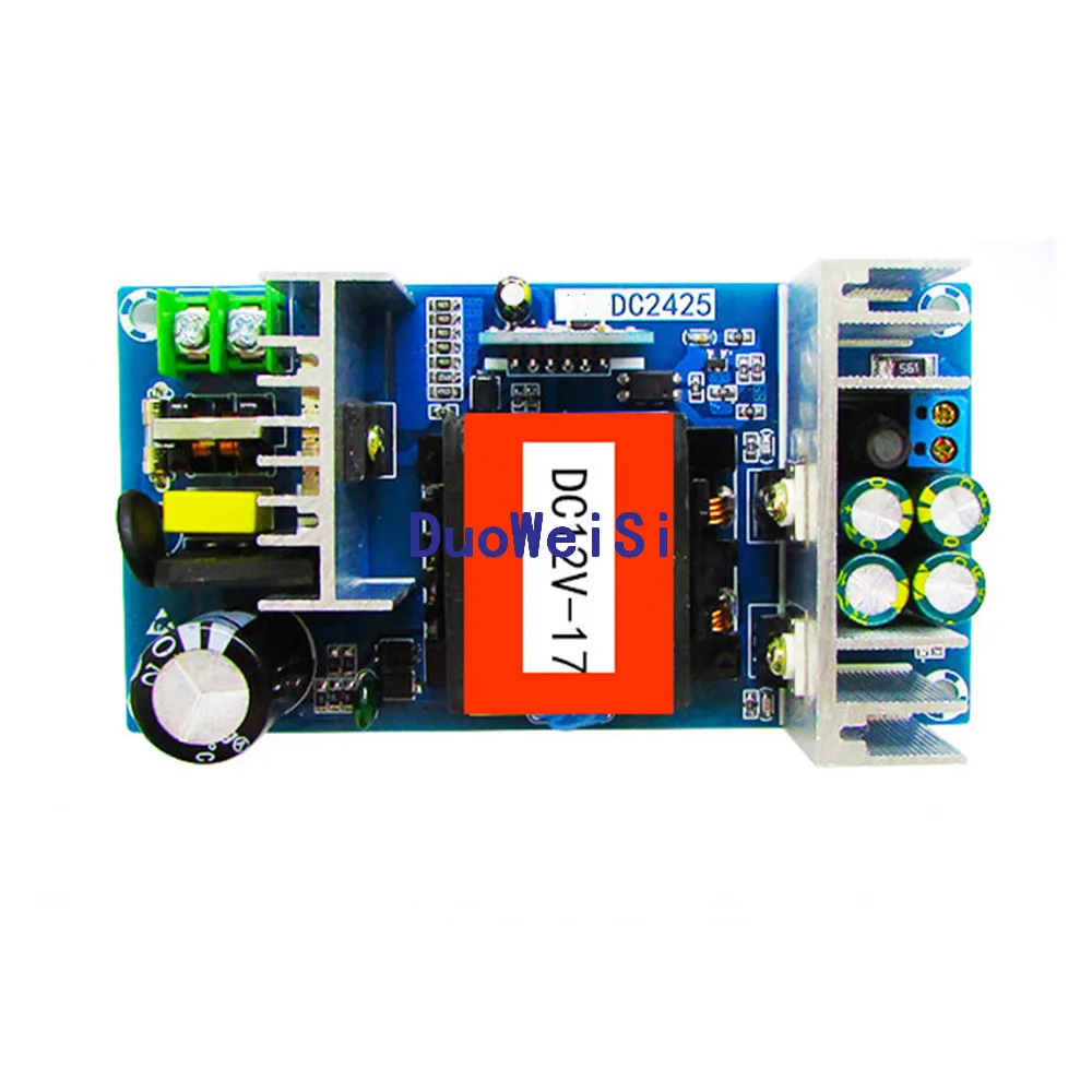 

DuoWeiSi 12V 200W high power switching power supply board module 12V17A power supply bare board AC-DC isolated power supply mode