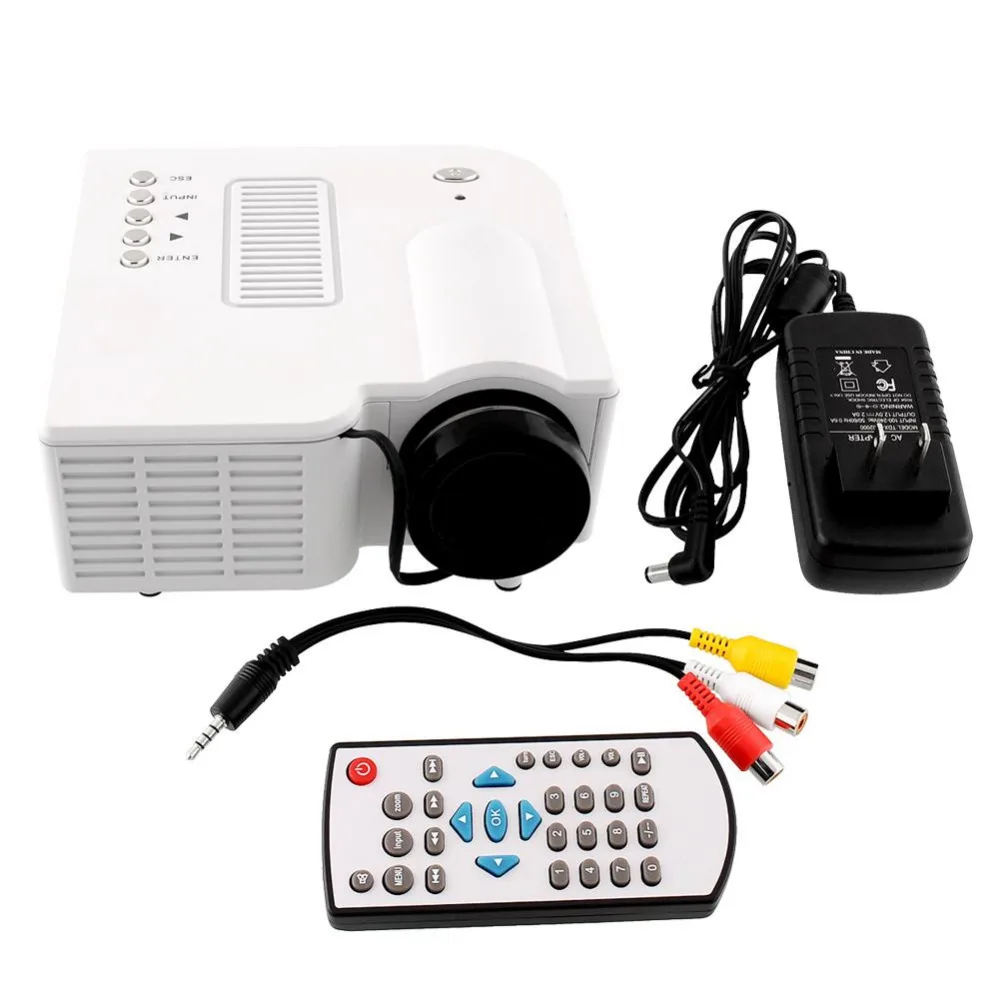 Multimedia UC28 1080P Full HD Portable Mini LED font b Projector b font projecteur Home Theater