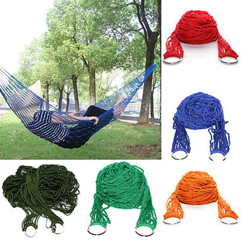 Household Daily Convenienct Product Portable Nylon Hammock Hanging Mesh