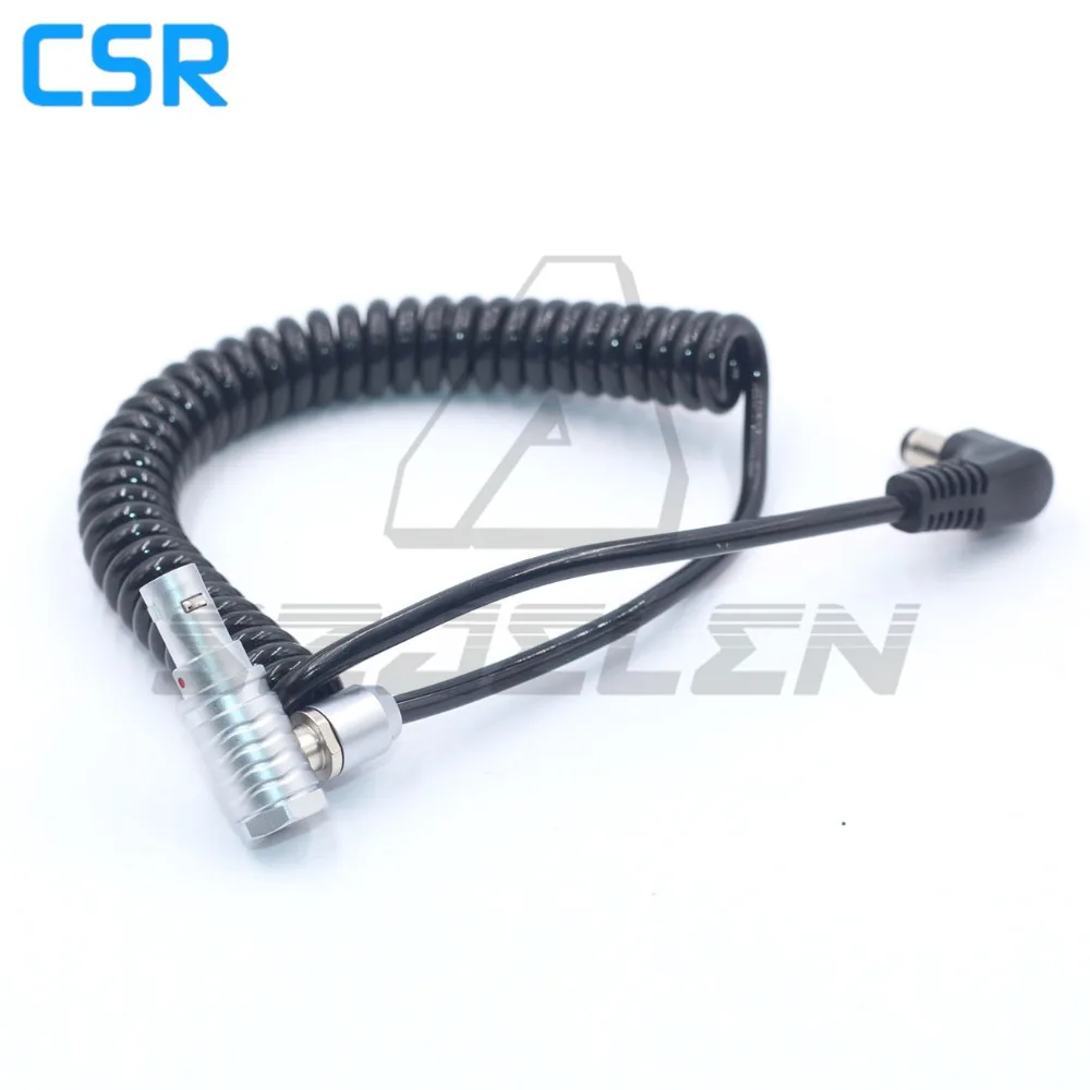 Коннектор под прямым углом FHG 0b 2pin к DC 5 5x2 мм кабель для DSLR Rig Power V Mount