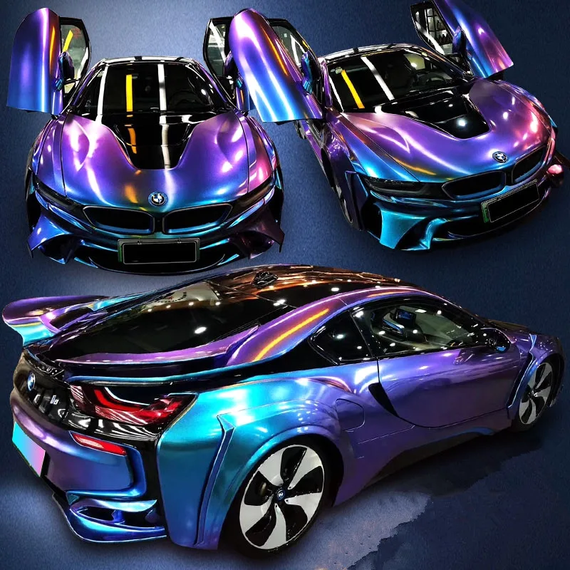 50*150 см фиолетово красная глянцевая Защитная пленка для кузова автомобиля ПВХ