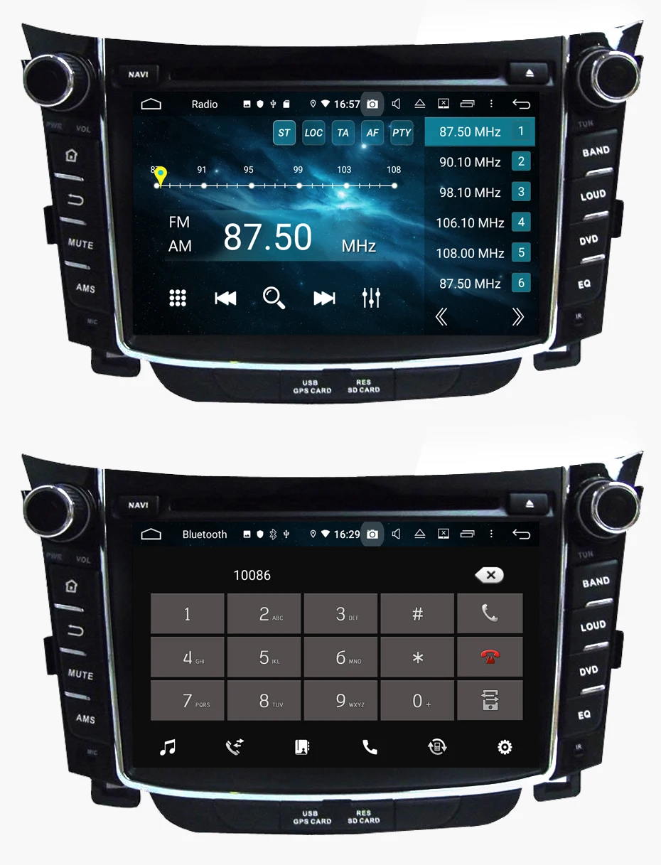 Best 2 din Android 9.0 Octa Core For Hyundai I30 Car DVD GPS Navigation System With Radio Stereo Bluetooth Mirror Link KANOR 15