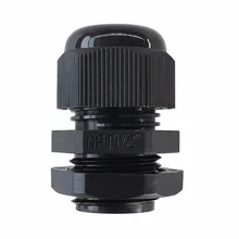 Водонепроницаемые кабельные сальники G-1-1/2(DN40) нейлон винт для кабеля разъем, 6 шт./лот