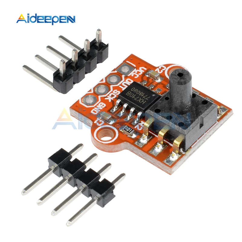 3.3-5V Digital Barometric Pressure Sensor Module Liquid Water Level Controller Board 0-40KPa Connect 2.5mm Soft Tube for Arduino