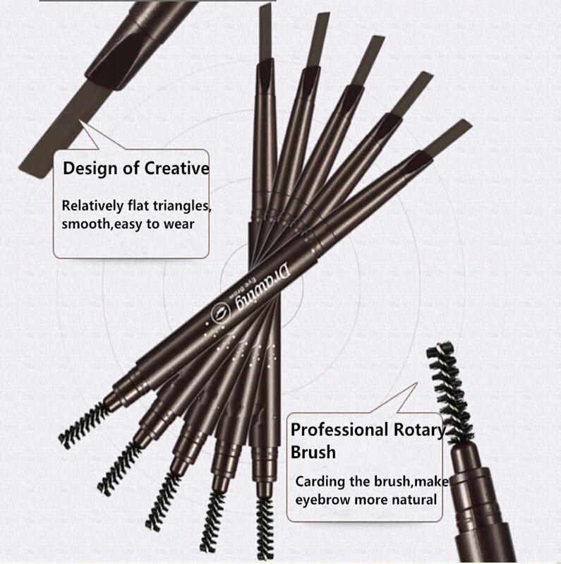 Bittb, 1 шт., макияж, Водостойкий карандаш для бровей, для рисования, для бровей, ручка для бровей, усилитель, кисть, стойкий, для бровей, краски, косметика, инструменты