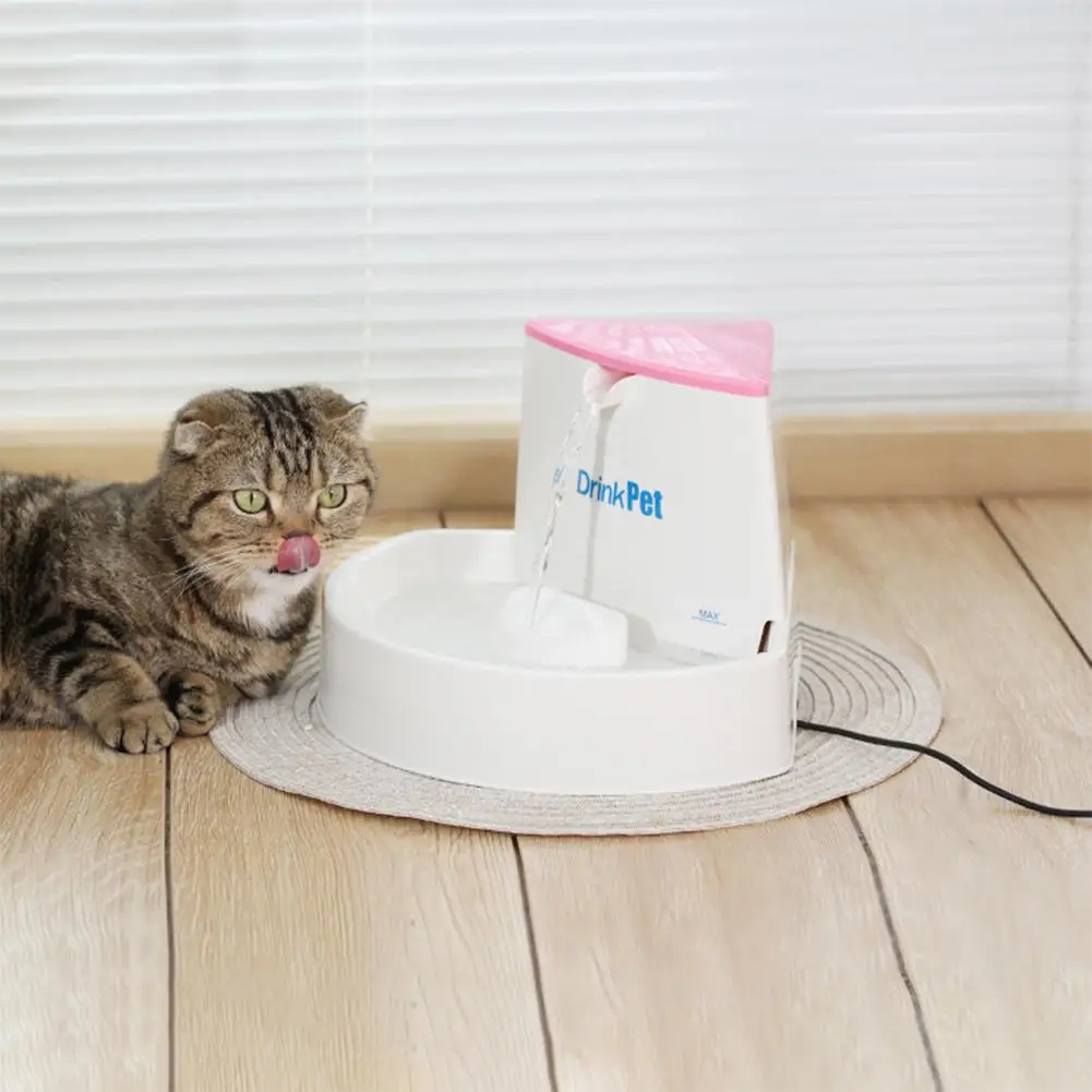 

Adeeing US Plug Pet Cat Dog Automatic Circulation Water Fountain Electric Water Dispenser