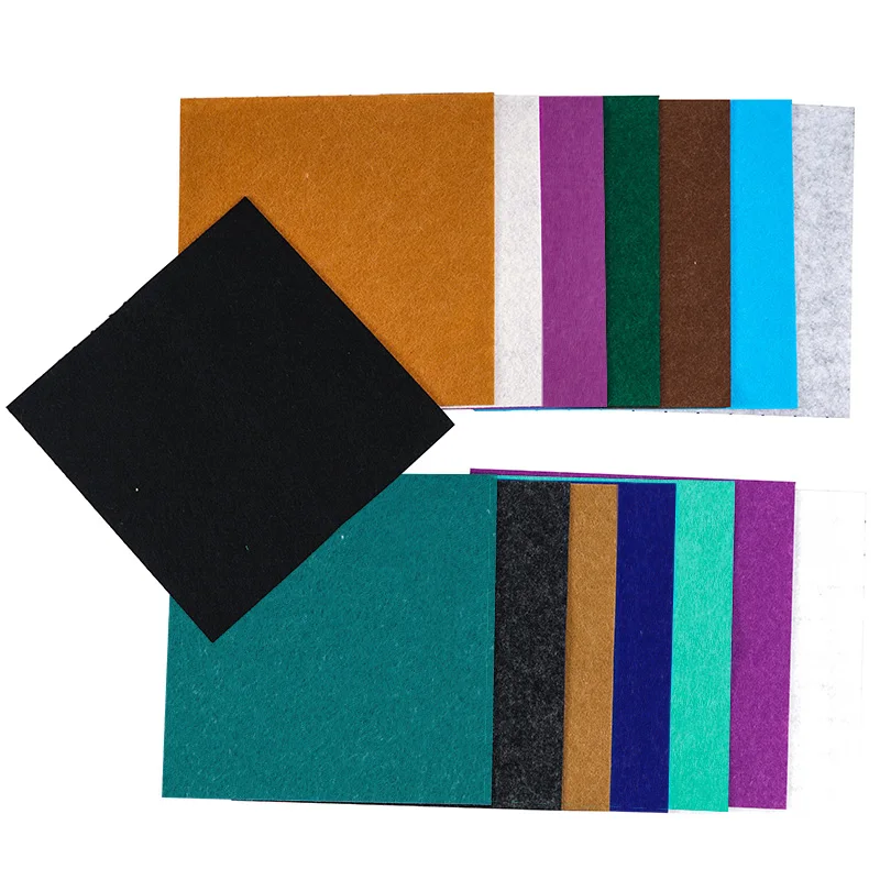 Различные размеры нетканый полиэстер Войлок Ткань для шитья кукол ручной работы 1 мм Толщина TA895