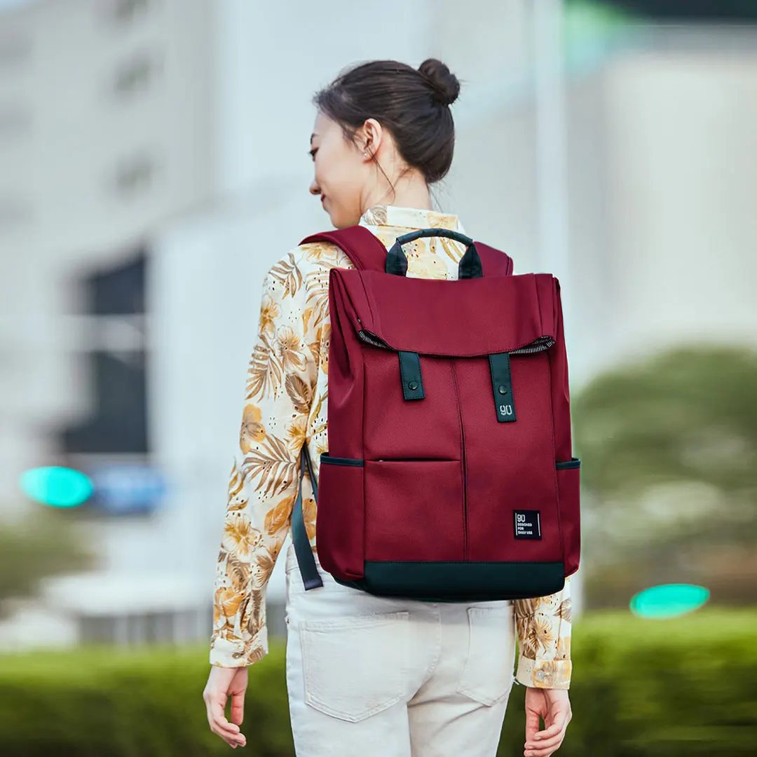  90Fun 13L College Backpack 15.6 Inch Laptop Backpack Leisure Waterproof Shoulder School Bag Large C - 33038441198